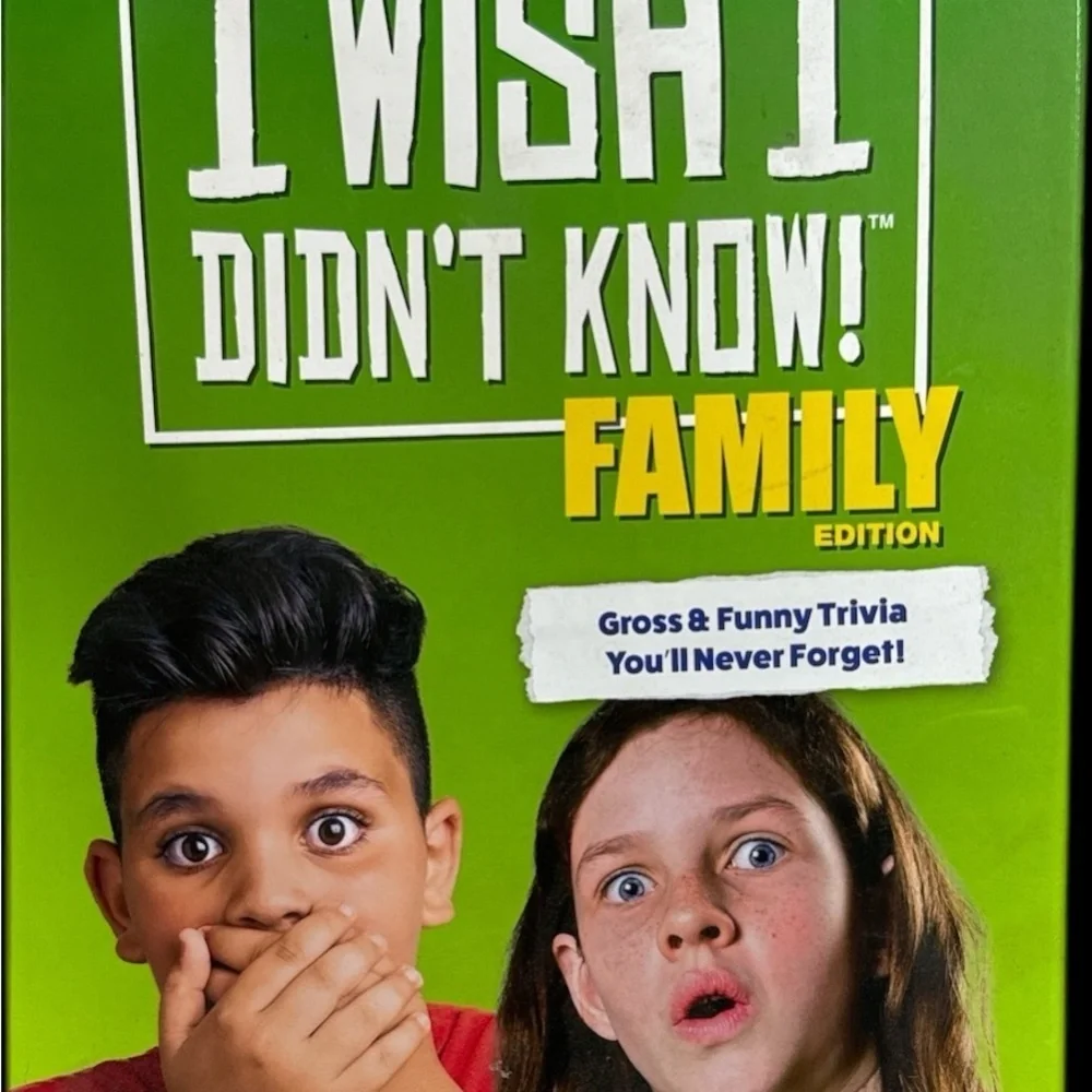 I Wish I Didn't Know! Family Edition Trivia Game